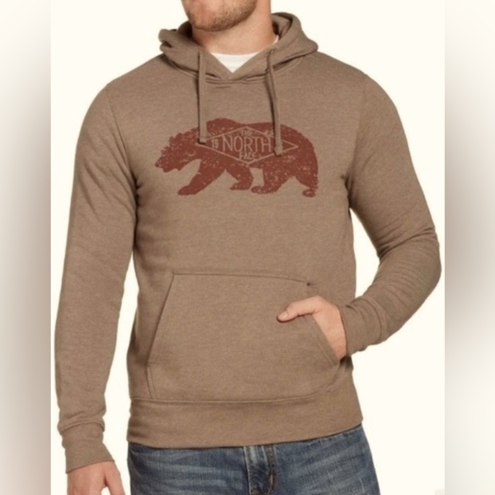 The North Face Bearitage Pullover Hoodie Men's Brunette Brown